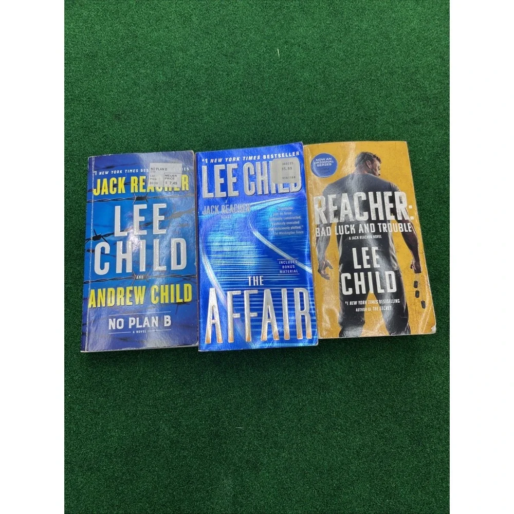 Lot Of 7 Lee Child Jack Reacher Random Novels 1 Hardcover 6 Paperback